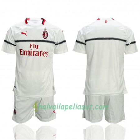 Jalkapallo Pelipaidat AC Milan Lasten Vieraspaita 2018-2019 Lyhythihainen